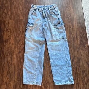 GAP Women's Straight Leg Jeans - Light Blue